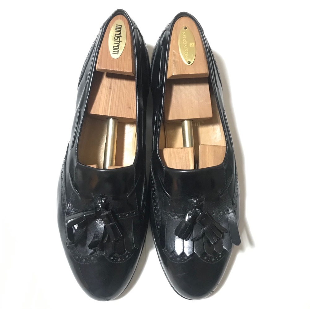 Salvatore Ferragamo ‘Lucas’ Kiltie Loafer Black 12